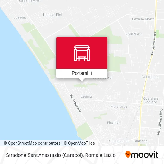 Mappa Stradone Sant'Anastasio (Caracol)