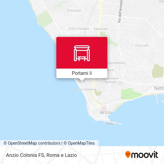 Mappa Anzio Colonia FS