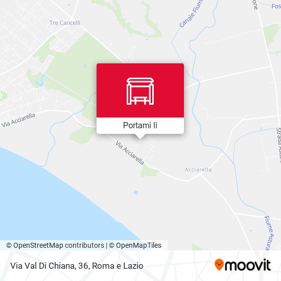 Mappa Via Val Di Chiana, 36
