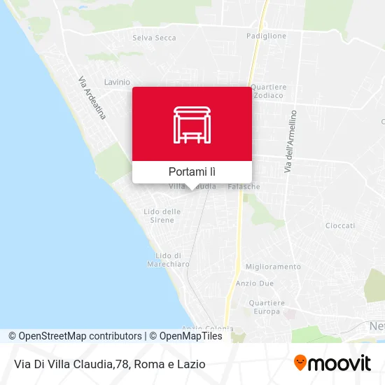 Mappa Via Di Villa Claudia,78