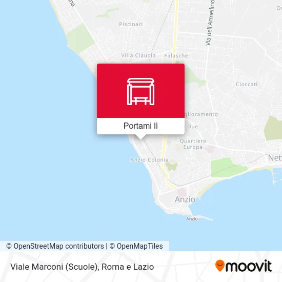 Mappa Viale Marconi (Scuole)