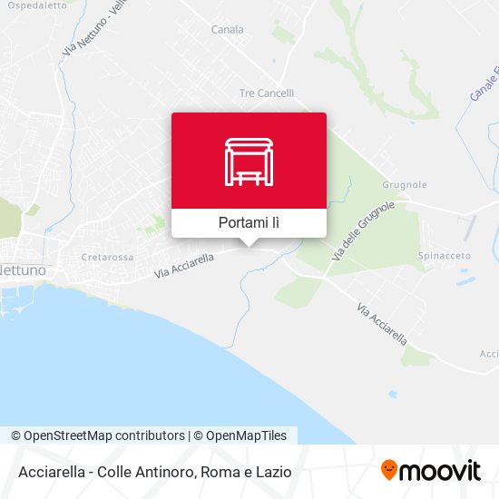 Mappa Acciarella - Colle Antinoro
