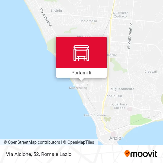 Mappa Via Alcione, 52