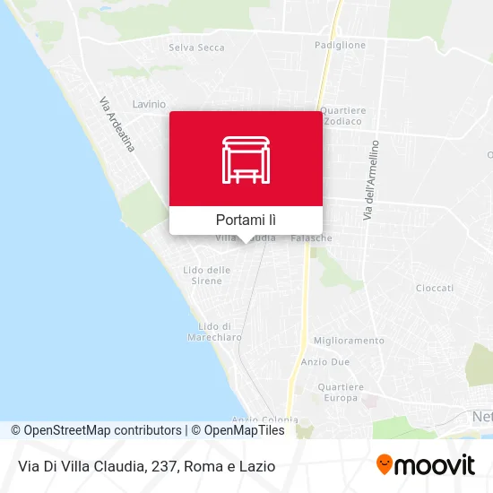 Mappa Via Di Villa Claudia, 237