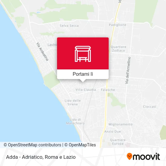 Mappa Adda - Adriatico