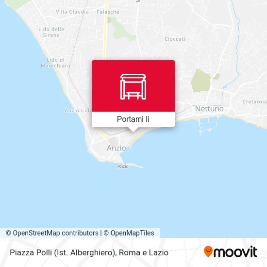 Mappa Piazza Polli (Ist. Alberghiero)