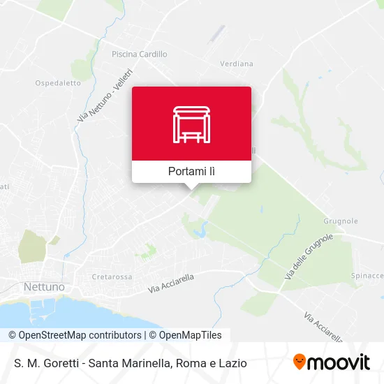 Mappa S. M. Goretti - Santa Marinella