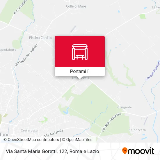 Mappa Via Santa Maria Goretti, 122