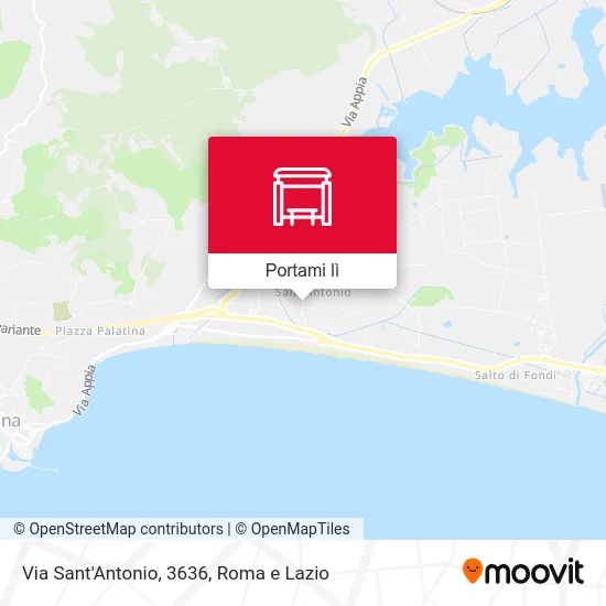 Mappa Via Sant'Antonio, 3636