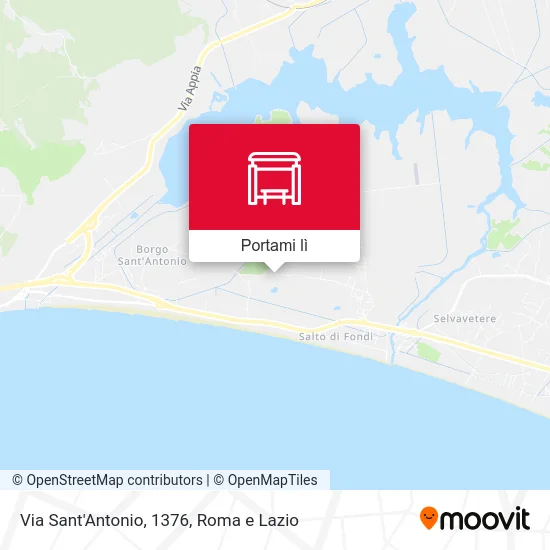 Mappa Via Sant'Antonio, 1376