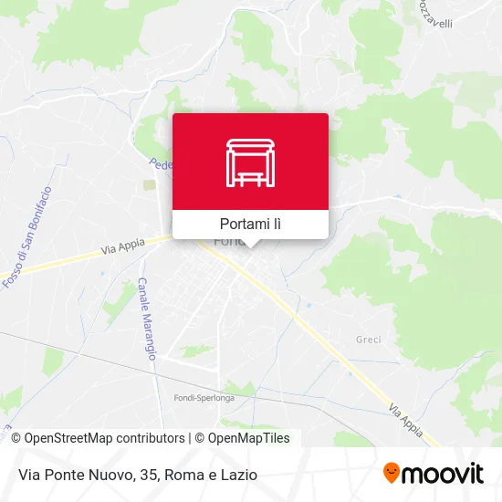 Mappa Via Ponte Nuovo, 35