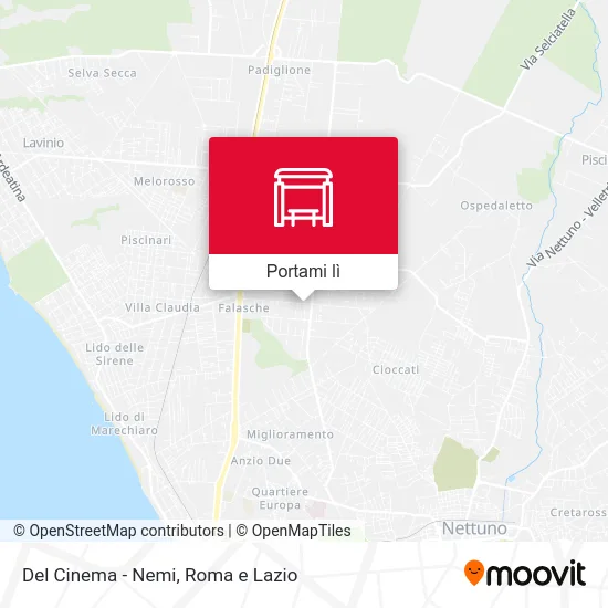 Mappa Del Cinema - Nemi