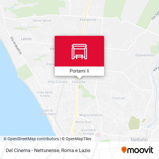 Mappa Del Cinema - Nettunense