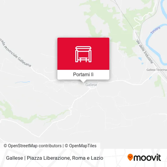 Mappa Gallese | Piazza Liberazione