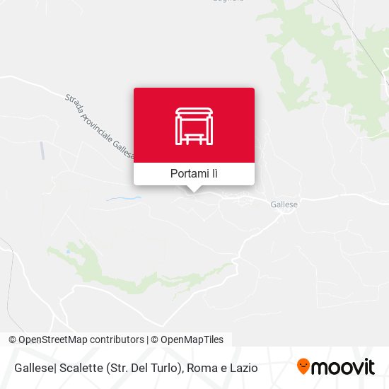 Mappa Gallese| Scalette (Str. Del Turlo)