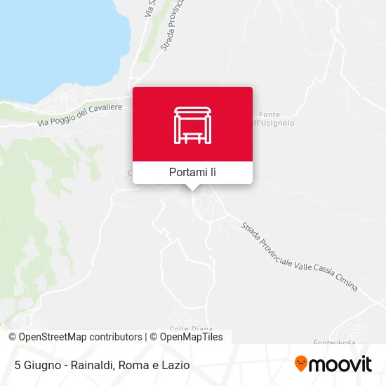 Mappa 5 Giugno - Rainaldi