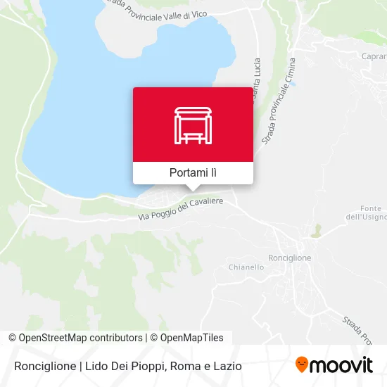 Mappa Ronciglione | Lido Dei Pioppi