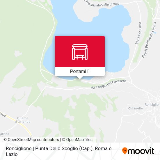 Mappa Ronciglione | Punta Dello Scoglio (Cap.)