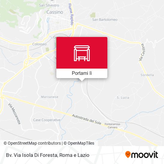 Mappa Bv. Via Isola Di Foresta