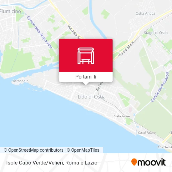 Mappa Isole Capo Verde/Velieri