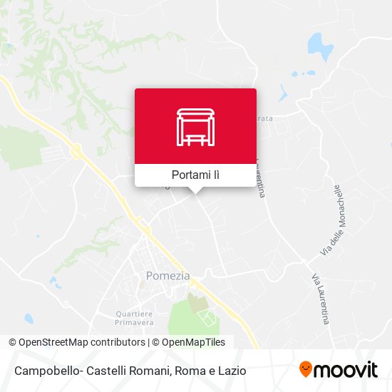 Mappa Campobello- Castelli Romani
