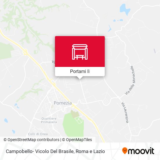 Mappa Campobello- Vicolo Del Brasile