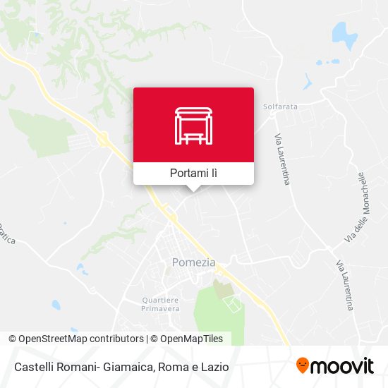 Mappa Castelli Romani- Giamaica