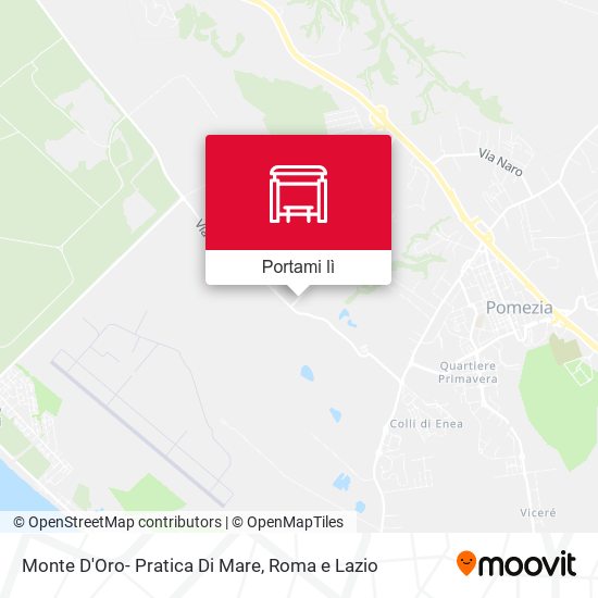 Mappa Monte D'Oro- Pratica Di Mare
