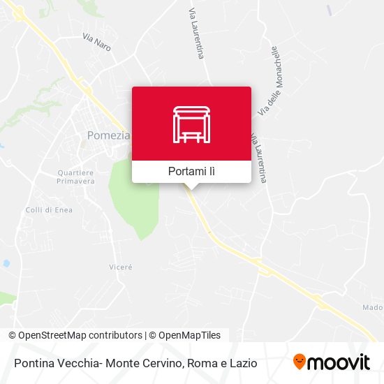 Mappa Pontina Vecchia- Monte Cervino