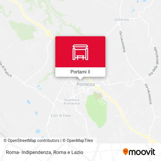 Mappa Roma- Indipendenza