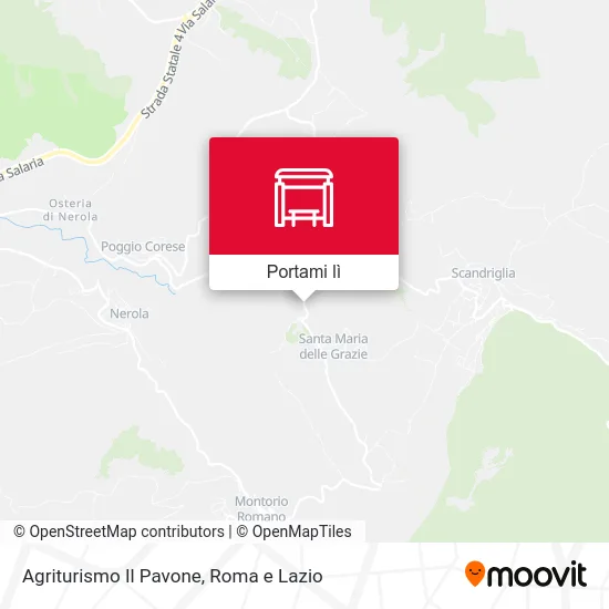 Mappa Agriturismo Il Pavone