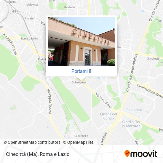 Mappa Cinecittà (Ma)