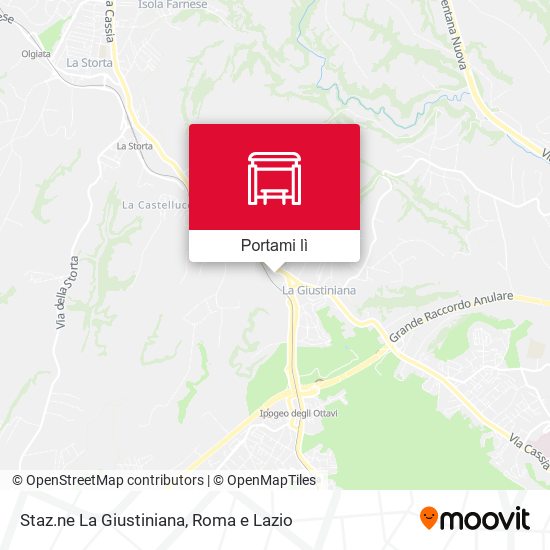 Mappa Staz.ne La Giustiniana