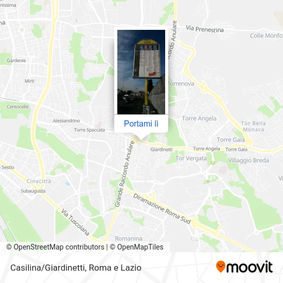 Mappa Casilina/Giardinetti