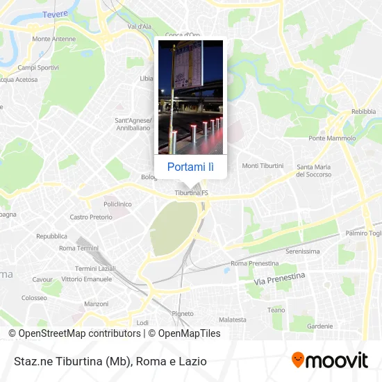 Mappa Staz.ne Tiburtina (Mb)