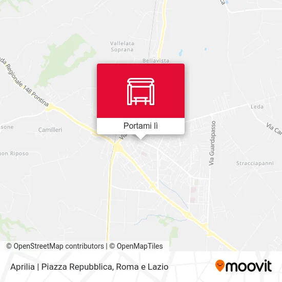 Mappa Aprilia | Piazza Repubblica