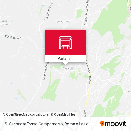 Mappa S. Seconda/Fosso Campomorto
