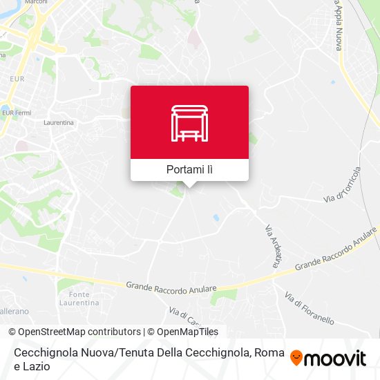 Mappa Cecchignola Nuova / Tenuta Della Cecchignola