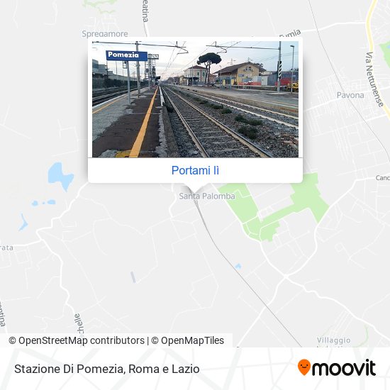 Mappa Stazione Di Pomezia