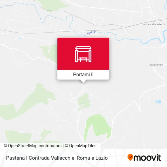 Mappa Pastena | Contrada Vallecchie