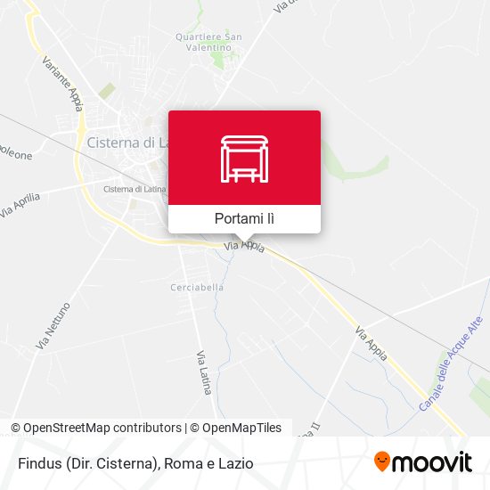 Mappa Findus (Dir. Cisterna)