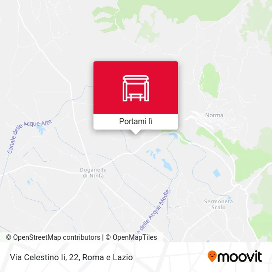 Mappa Via Celestino Ii, 22
