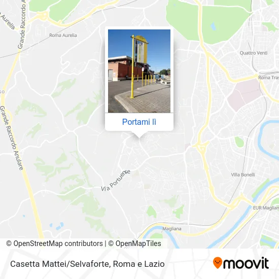 Mappa Casetta Mattei/Selvaforte