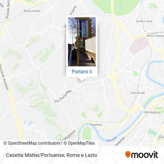 Mappa Casetta Mattei/Portuense