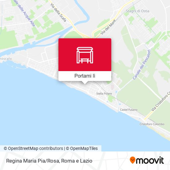 Mappa Regina Maria Pia/Rosa