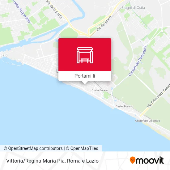 Mappa Vittoria/Regina Maria Pia