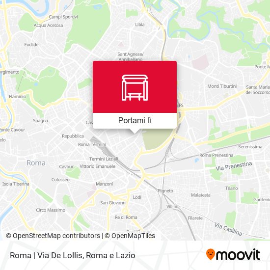 Mappa Roma | Via De Lollis