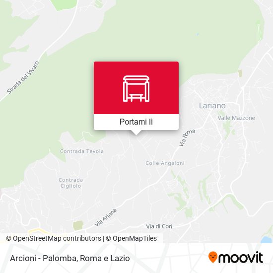 Mappa Arcioni - Palomba
