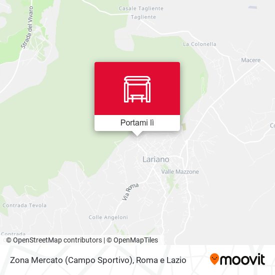 Mappa Zona Mercato (Campo Sportivo)
