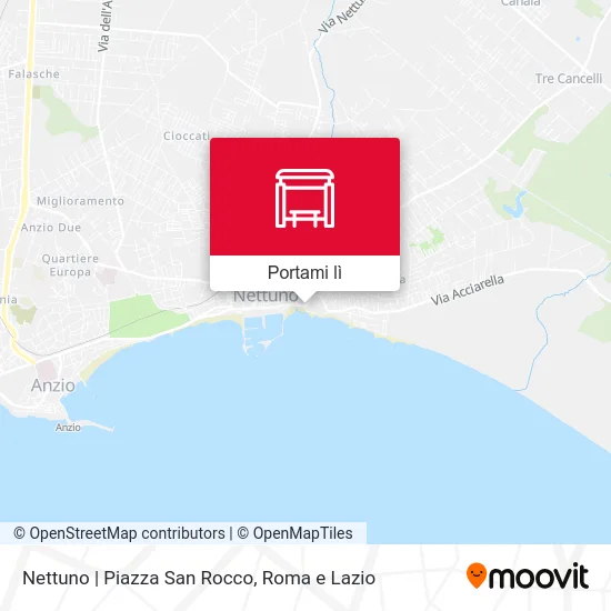 Mappa Nettuno | Piazza San Rocco